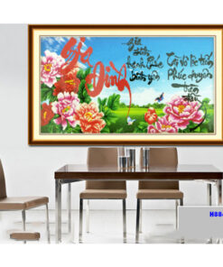 Tranh gan da Han Quoc H886 kich thuoc 50X71
