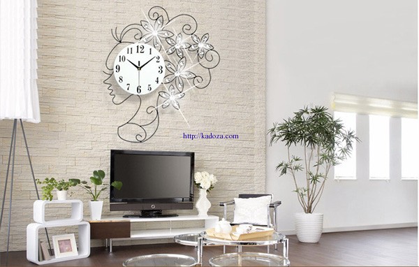 đồng hồ treo tường cho phòng khách hiện đại và sang trọng