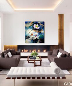 Tranh treo trường sơn dầu hiện đại KDZ-070