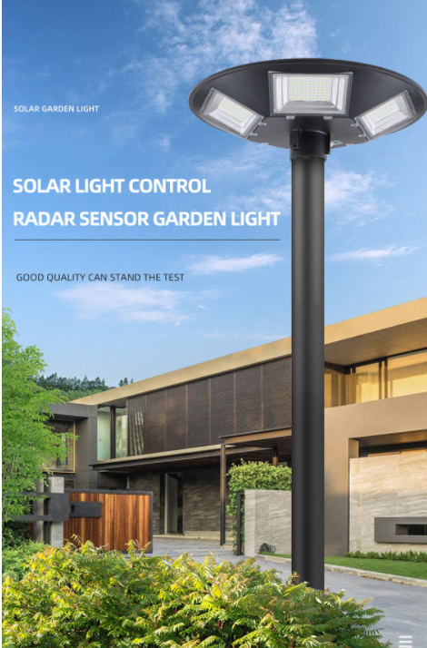 Đèn năng lượng mặt trời Slp65-150 đèn sân vườn Phi Thuyền lắp nhà nghỉ khách sạn
