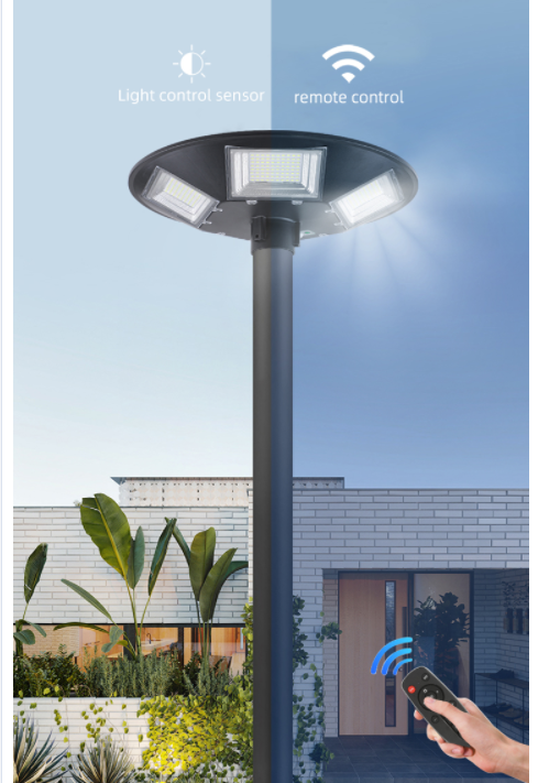 Đèn năng lượng mặt trời Slp65-150 đèn sân vườn Phi Thuyền