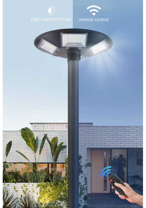 Đèn năng lượng mặt trời Slp65-150 đèn sân vườn Phi Thuyền nhà nghỉ