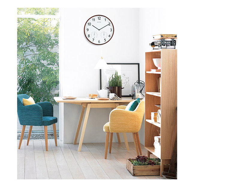 Đồng hồ là điểm nhấm cho phòng làm việc hiện đại và ấn tượng
