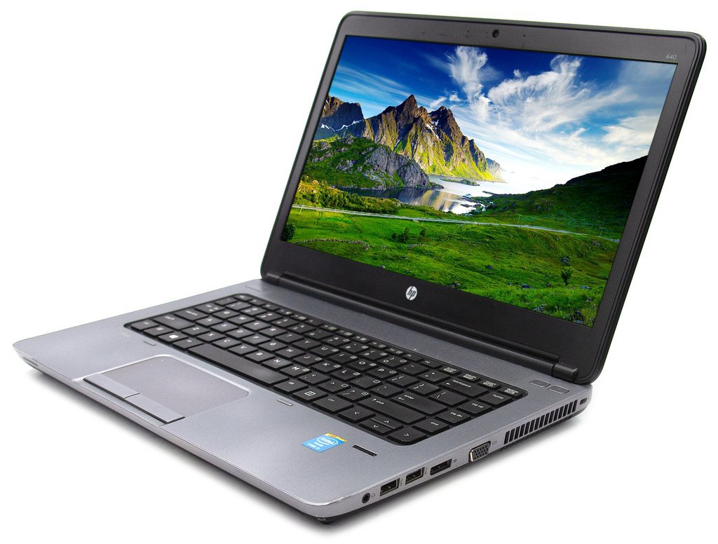 Máy tính xách tay HP ProBook 640 G1 với màn hình chống lóa 14 inch có độ sáng tốt hình ảnh hiển thị sắc nét ngay cả khi làm việc ở ngoài trời
