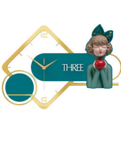 Đồng hồ trang trí K2139F Thiếu nữ ngây thơ
