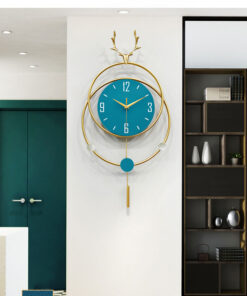 Đồng hồ trang trí K2883 Hươu nghệ thuật