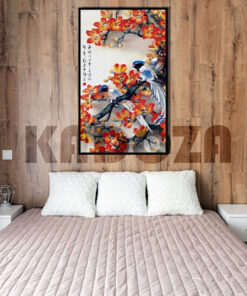Tranh treo tường KTGC-212 Chào mào đón xuân