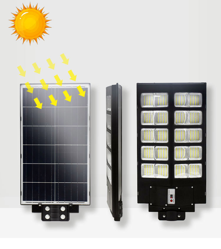 Đèn LED BC-300W hoàn toàn dùng bằng năng lượng mặt trời