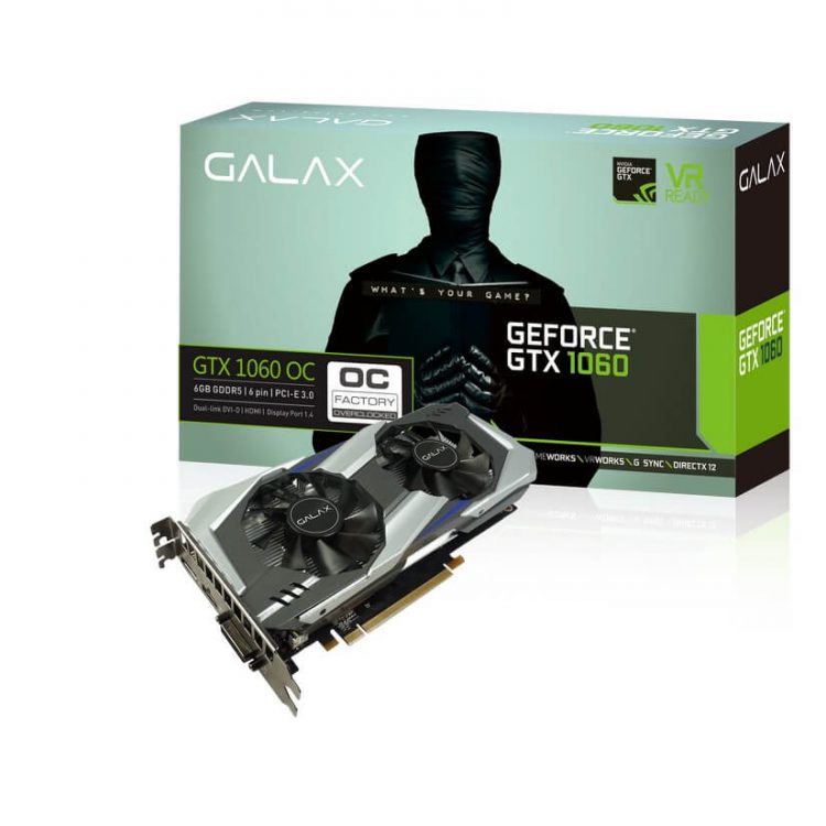 VGA GALAX GTX 1060 OC 6GB/192BIT