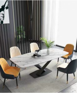 Bàn mặt đá chân X D003