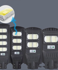 Đèn năng lượng mặt trời bàn chải liền thể 150W 2F (ABS)