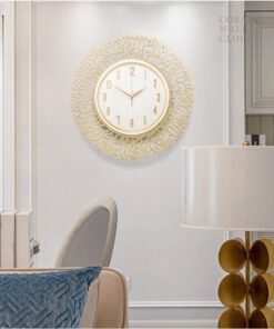 Đồng hồ trang trí K123 San hô vàng