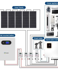 Điện áp mái hệ thống phát điện quang điện mặt trời tại nhà 5KWh15KWh30KWh