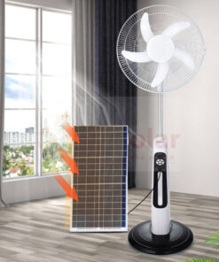 Quạt cây hiện đại V518 tích điện năng lượng mặt trời