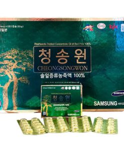 Tinh Dầu Thông Xanh Cheongsongwon - Pineneedle - 45mg X 180 Viên - Sam Sung (20H/Thùng))