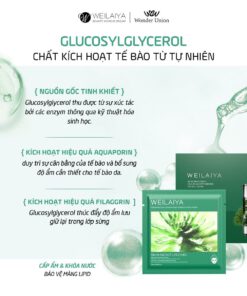 Mặt Nạ Dưỡng Ẩm Phục Hồi Cỏ Phục Sinh WEILAIYA (Thùng 30)