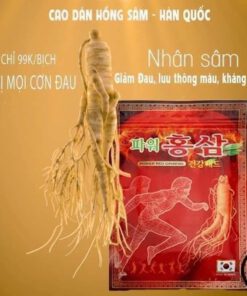 Cao dán sâm màu đỏ