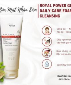 Sữa rửa mặt hồng sâm hoàng gia ROYAL POWER GINSENG