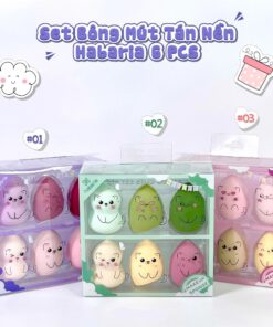 Set 6 Bông Mút Trang Điểm Habaria (Thùng 60)
