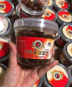 Sâm lát tẩm mật ong hộp nhựa tròn