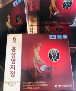 Cao hồng sâm linh chi Nonghyup Hàn Quốc hộp 2 lọ