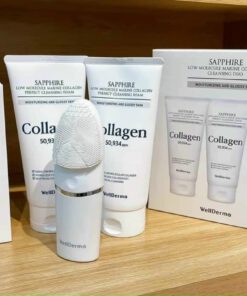 Sữa rửa mặt Well.Derma Sapphire Low Molecule Marine Collagen Perfect Cleansing Foam
