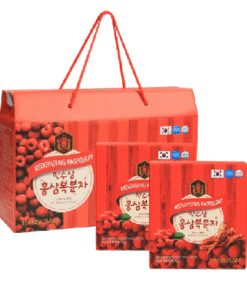 Nước Chiết Xuất Phúc Bồn Tử Hồng Sâm HANSUSAM- HANSUSAM RED GINSENG RASPBERRY ( 5 Hộp/Thùng )