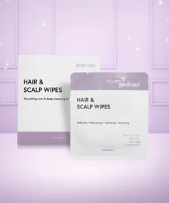 Khăn Gội - Junivuvi Hair&Scalp Wipes (5 Miếng/Hộp)