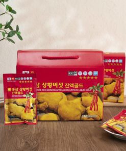 Nước Sâm Nấm Thượng Hoàng SIGNATURE RED GINSENG & PHELLINUS LINTEUS LIQUID GOLD 70ml (Thùng 6 Hộp)