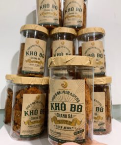 Khô bò miếng 180g - 2 vị cay , chanh sả