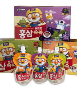 NƯỚC HỒNG SÂM PORORO(VIỆT QUẤT - CAM - TÁO)
