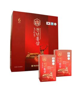 Nước Chiết Hồng Sâm Nhung Hươu 365 HANSUSAM - 60 Gói ( 3 Hộp/Thùng )