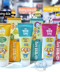 KEM ĐÁNH RĂNG PORORO(Vị DỨA - DƯA LƯỚI - TRÁI CÂY)