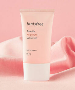 Kem chống nắng nâng tông kiềm dầu innisfree Tone Up No Sebum Sunscreen EX SPF 50+ PA++++ 50 mL