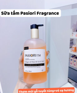 Sữa tắm Nước hoa Pasiori trắng da, giúp da mềm min 500ml