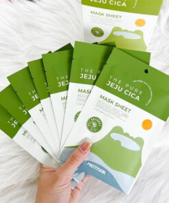 MẶT NẠ RAU MÁ PRETTY SKIN THE PURE JEJU CICA MASK SHEET