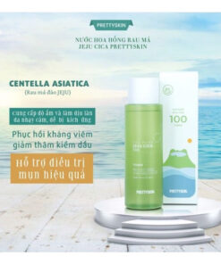 Nước Hoa Hồng Rau Má Pretty Skin The Pure Jeju Cica 100 Toner 250ml