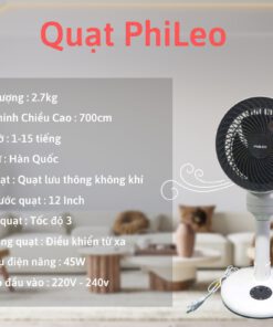 Quạt tuần hoàn không khí 360 độ Hàn Quốc Phileo