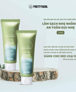 Sữa Rửa Mặt Rau Má Pretty Skin The Pure Jeju Cica Cleansing Foam