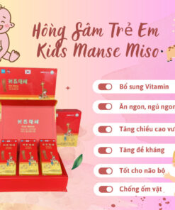Nước hồng sâm hươu cao cổ Kids Manse Miso Inc Hàn Quốc