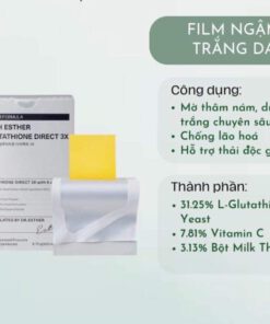 VIÊN NGẬM TRẮNG DA LYUH ESTHER GLUTHATIONE DIRECT 3X