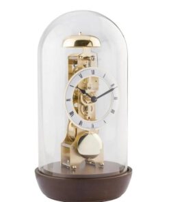 🕰️ HERMLE 23018-030791 – ĐỒNG HỒ BÀN CƠ MINI DƯỚI CHỤP KÍNH – NGHỆ THUẬT TINH TẾ TỪ ĐỨC