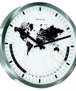 HERMLE 30504-002100 – ĐỒNG HỒ BẢN ĐỒ THẾ GIỚI 🌍