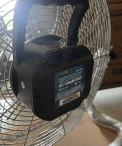 Mua quạt sàn năng lượng mặt trời 16 inch EU Solar Fan chính hãng. Động cơ 25W làm mát bền bỉ.