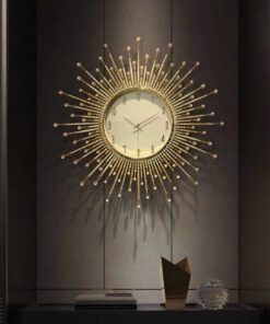 Khám phá mẫu đồng hồ decor hướng dương phong thủy. Khung hợp kim cao cấp siêu bền đẹp