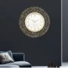 Đặt mua đồng hồ treo tường rễ cây luxury mạ vàng. Thiết kế decor phòng khách tinh tế nâng tầm đẳng cấp
