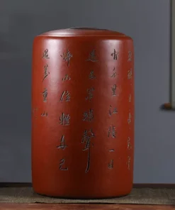 Bình ủ trà Phổ Nhĩ bằng đất nung tử sa dung tích lớn chống ẩm.