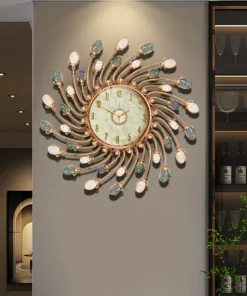 Mua đồng hồ treo tường vũ điệu đại dương khảm trai tự nhiên chính hãng mang lại phong thủy tốt lành.