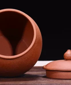 Bình đựng trà tử sa nguyên khoáng thô chống ẩm mốc cho trà hữu.